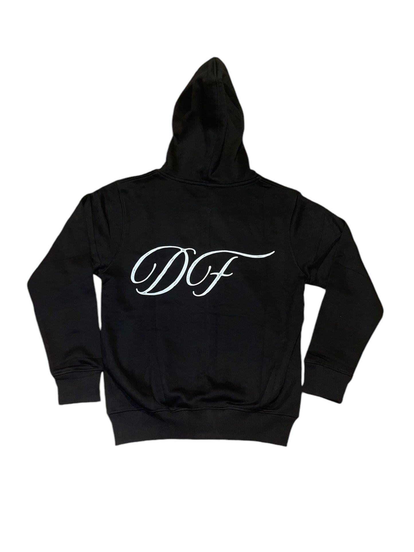 Black “Signature” Zip-up Hoodie